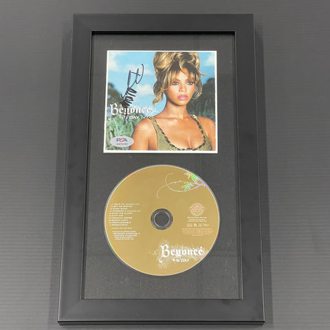 Beyonce Knowles Signed CD Cover Framed PSA/DNA Autographed B Day