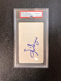 Sidney Moncrief Signed Cut AUTO 10 PSA Slabbed Hawks