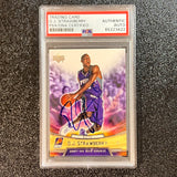 2007-08 Upper Deck NBA Rookie #22 D.J. Strawberry Signed Card AUTO PSA Slabbed Suns