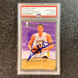 2007-08 Fleer NBA Hot Prospects #31 Chris Mihm Signed Card AUTO PSA Slabbed Lakers