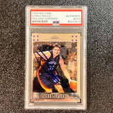 2007-08 Topps Chrome #44 Darko Milicic Signed Card AUTO PSA Slabbed Grizzlies