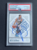 2015-16 Panini Excalibur #45 Zach LaVine Signed Card PSA Slabbed Minnesota Timberwolves