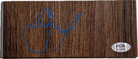 Jonas Valanciunas Signed Floorboard PSA/DNA Autographed