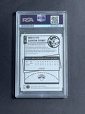 2021-22 NBA Hoops #206 Quentin Grimes Signed Card PSA Slabbed Knicks