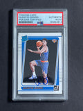 2021-22 Panini Donruss Rated Rookie #216 Quentin Grimes Signed Card PSA Slabbed Knicks