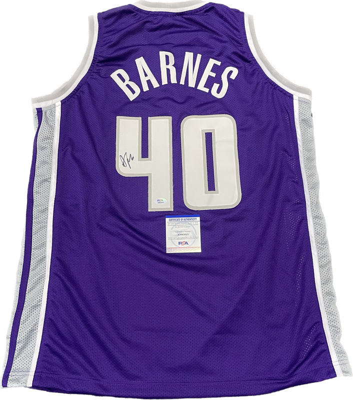 Harrison Barnes Signed Jersey PSA/DNA Sacramento Kings Autographed