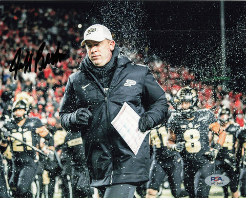 JEFF BROHM signed 8x10 photo PSA/DNA Football Coach Autographed