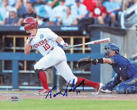 Tanner Tredaway signed 8x10 photo PSA/DNA Autographed Oklahoma Sooners