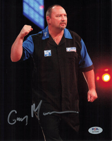 Gary Mawson signed 8x10 photo PSA/DNA Autographed Darts