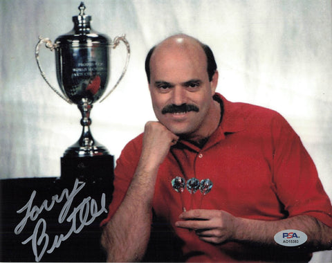 Larry Butler signed 8x10 photo PSA/DNA Autographed Darts