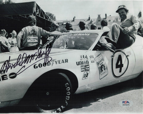 Hershel Mcgriff signed 8x10 photo PSA/DNA Autographed Racing