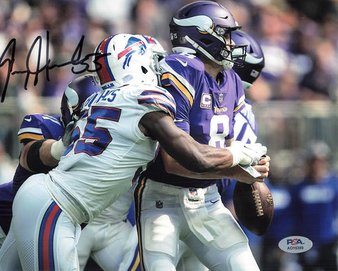 Jerry Hughes signed 8x10 photo PSA/DNA Autographed Bills