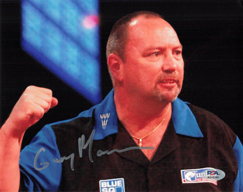 Gary Mawson signed 8x10 photo PSA/DNA Autographed Darts