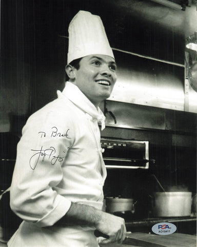 Jacques Pepin signed 8x10 photo PSA/DNA Autographed Chef and Author