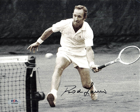 Rod Laver signed 8x10 photo PSA/DNA Tennis