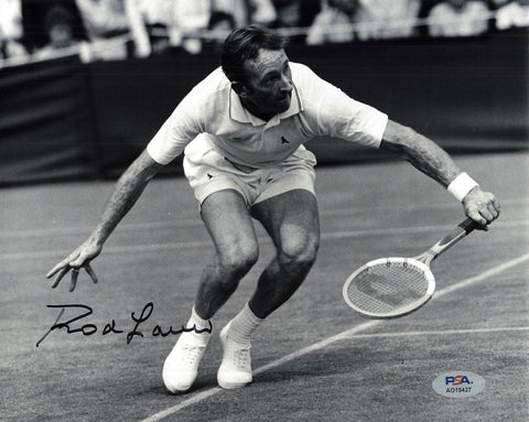 Rod Laver signed 8x10 photo PSA/DNA Tennis