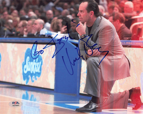 MIKE BREY Signed 8x10 PSA/DNA Autographed Notre Dame