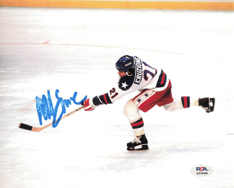 Mike Eruzione signed 8x10 photo PSA/DNA USA Hockey Autographed