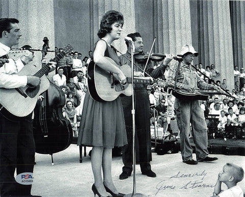 June Stearns signed 8x10 photo PSA/DNA Autographed Singer