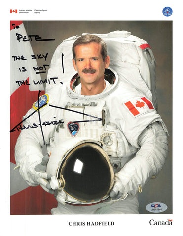 CHRIS HADFIELD signed 8x10 photo PSA/DNA Autographed