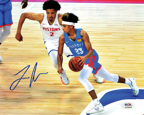 TRE MANN signed 8x10 photo PSA/DNA Oklahoma City Thunder Autographed