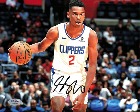 Shai Gilgeous-Alexander signed 8x10 photo PSA/DNA Los Angeles Clippers Autographed