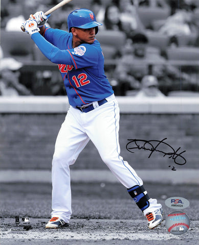 JUAN LAGARES signed 8x10 photo PSA/DNA New York Mets Autographed
