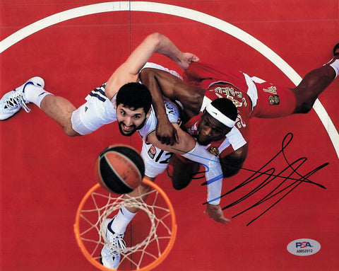 Nikola Mirotic signed 8x10 photo PSA/DNA New Orleans Pelicans Autographed Bucks