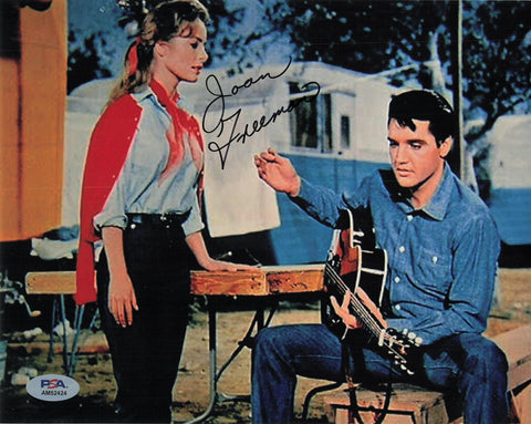 JOAN FREEMAN signed 8x10 photo PSA/DNA Autographed Elvis Presley