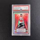 2022-23 Panini Hoops #7 Shaedon Sharpe Signed Card AUTO PSA Slabbed RC Trail Blazers