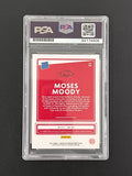 2021-22 Panini Chronicles Draft Picks #36 Moses Moody Signed Card AUTO PSA Slabbed Arkansas Razorbacks