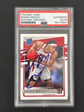 2021-22 Panini Chronicles Donruss Draft Picks #36 Moses Moody Signed Card AUTO PSA Slabbed Arkansas Razorbacks