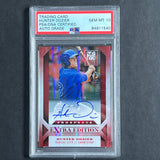2014 Panini Extra Editions #106 HUNTER DOZIER Signed Card Auto Grade 10 PSA Slabbed Royals