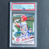 2017 Topps Pro Debut #31 Cavan Biggio Signed Card PSA AUTO 10 Slabbed Vancouver Canadians