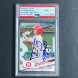 2017 Topps Pro Debut #31 Cavan Biggio Signed Card PSA AUTO 10 Slabbed Vancouver Canadians