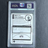 2021-22 NBA Hoops #39 Evan Fournier Signed Card AUTO 10 PSA Slabbed Knicks