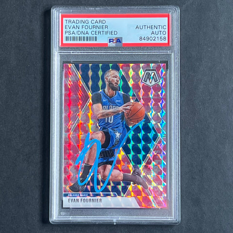 2019-20 Panini Mosaic #2 EVAN FOURNIER Signed Card AUTO PSA Slabbed Magic