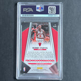 2017-18 Panini Prizm #245 Bobby Portis Signed Card AUTO PSA Slabbed Bulls