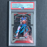 2019-20 Panini Prizm #124 Montrezl Harrell Signed Card PSA Slabbed Clippers