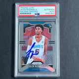 2019-20 Panini Prizm #297 Jalen McDaniels Signed Card AUTO PSA Slabbed Hornets