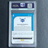 2019-20 Panini Hoops #246 Jalen McDaniels Signed Card AUTO PSA Slabbed Hornets