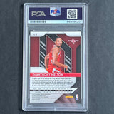 2018-19 Panini Prizm #4 De'Anthony Melton Signed Card AUTO PSA Slabbed RC Rockets