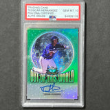 2014 Leaf Valiants #OW-TH1 Teoscar Hernandez Signed Card PSA Slabbed Auto 10 Mariners