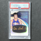 2013-14 Panini Immaculate #21 Gail Goodrich Signed Card AUTO GRADE 10 PSA Slabbed Suns