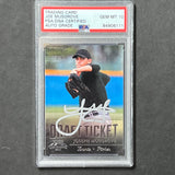 2011 Playoff Contenders #DT99 Joe Musgrove Signed Rookie Card PSA Slabbed Auto Grade 10