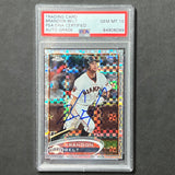 2012 Topps Chrome #123 Brandon Belt signed card PSA Auto Grade 10 Slabbed Giants