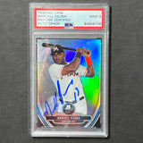 2013 Bowman Platinum #BPCP90 Marcell Ozuna Signed Card PSA Slabbed Auto 9 Marlins