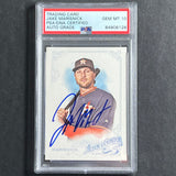 2015 Topps Allen & Ginter's #52 Jake Marisnick Signed Card PSA Slabbed Auto GRADE 10 Astros