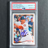 2014 Topps Update #US-46 Jake Marisnick Signed Card PSA Slabbed Auto GRADE 10 Astros