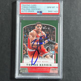 2012-13 Panini Basketball #289 Tobias Harris Signed Card AUTO 10 PSA Slabbed Bucks